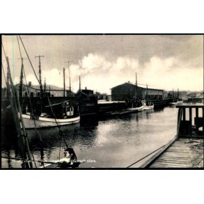 Hvide Sande - Havnen og Auktionshallen  -  Kruses Kiosk 11254 - Ubrugt