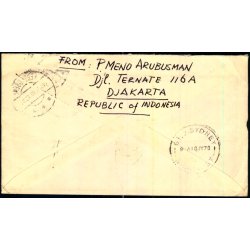 Luftpostbrev fra Indonesien 16 - 5 - 70