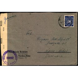 Efterkrigs Censurbrev fra Tyskland  10 - 11 - 48 - Til Nrre-Nebel