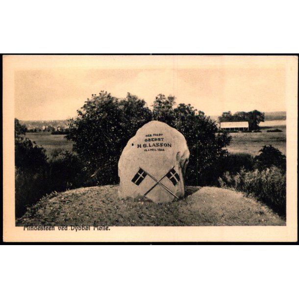 Mindesten ved Dybb�l M�lle - Fr. Biehl u/n - Ubrugt