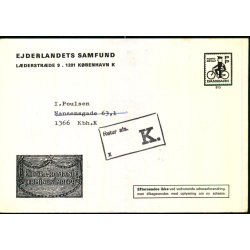 Brev - Retur afs. K.  -  Brugt