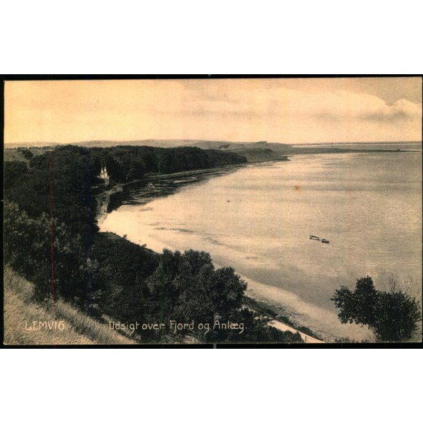 Lemvig - Udsigt over Fjord og Anl�g - C.F. u/n - Ubrugt