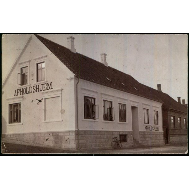 Afholdshjem Allinge 1908 - Fotokort u/n - Brugt