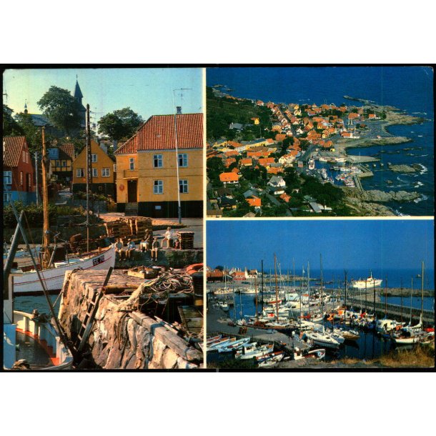 Bornholm - Gudhjem Havn, sprngt ind i klipperne - Gornitzka 102 - Brugt