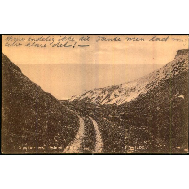Slugten ved Helene Kilde - Tisvilde - K. Poulsen 22093 - Ubrugt