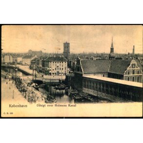 K�benhavn - Udsigt over Holmens Kanal - C.R. 133 - Brugt