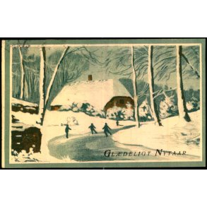 Gldeligt Nytaar - Jul 1914 p bagsiden - Stender u/n - Brugt