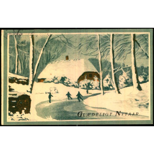 Gldeligt Nytaar - Jul 1914 p bagsiden - Stender u/n - Brugt
