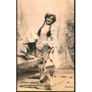 Gudrun Carlson i Lykkebarnet - Mller 351 - Ubrugt