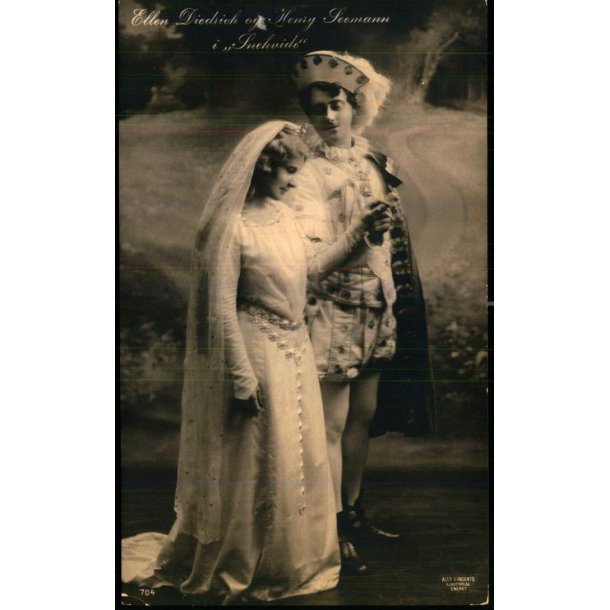 Ellen Diedrich og Henry Leemann i Snehvide - Alex Vincent 704 - Brugt