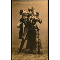 Charlotte Wiche-Bereny og Holger Reenberg i Den glade Enke - P. Heckscher 1759 - Brugt