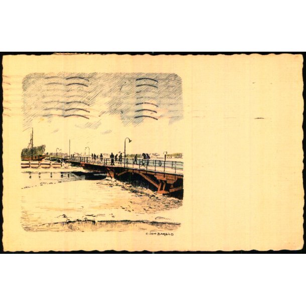 Bargild - Nykbing F. - Broen over Guldborgsund - B.T. Centralen u/n - Brugt