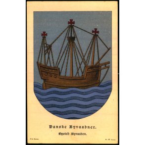 Danske Byvaabner - Nysted Byvaaben - Fritz benzen 42 - Ubrugt