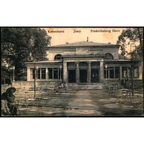 Kbenhavn - Josty, - Frederiksberg Have - H.H.O. 3305 - Brugt - Skjold !