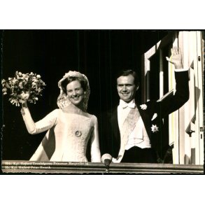 Tronflgeren Prinsesse Margrethe og Prins Henrik  - Stender 2310/40 - Ubrugt