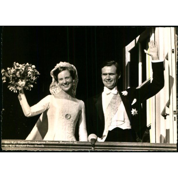 Tronflgeren Prinsesse Margrethe og Prins Henrik  - Stender 2310/40 - Ubrugt