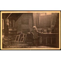 Skagen - Holger Drachmann i sit Arbejdsv�relse - Skagens Kortforlag 7455 - Ubrugt
