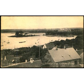 Nysted - Udsigt fra Kirketaarnet - Chr. Sidinius & S�n 9159 - Brugt