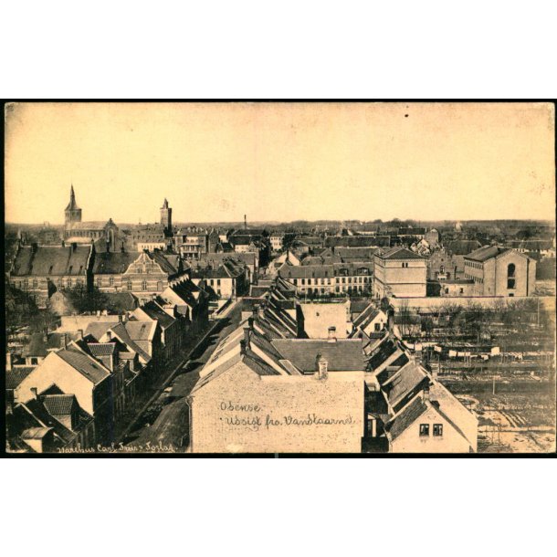 Odense - Udsigt fra Vandtaarnet - Varehus Carl Friis Forlag u/n - Ubrugt