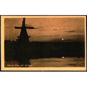 Odense - Aften ved Kanalen - Stender 30079 - Ubrugt