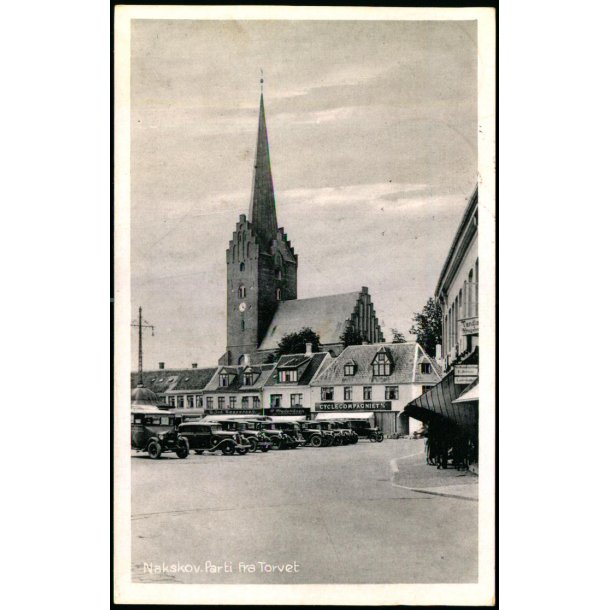 Nakskov -  Parti fra Torvet - Stender N. 205 - Brugt