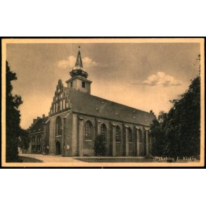 Nyk�bing F. - Kirken - Rudolf Olsen 1853 - Ubrugt