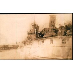 Kong Chr.X - Prins Frederik og Knud p Kongeskibet - Fotokort u/n - Ubrugt