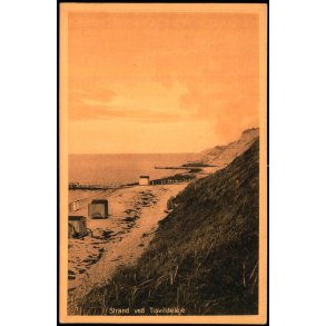 Strand ved Tisvildeleje - Knud Poulsens Bogh. 35977 - Ubrugt