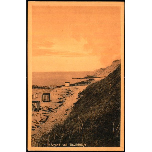 Strand ved Tisvildeleje - Knud Poulsens Bogh. 35977 - Ubrugt