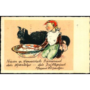 Mogens Lorentzen - Nissen er Menneskets Barnesind - K. Witt-Mller Serie 1972 - Brugt