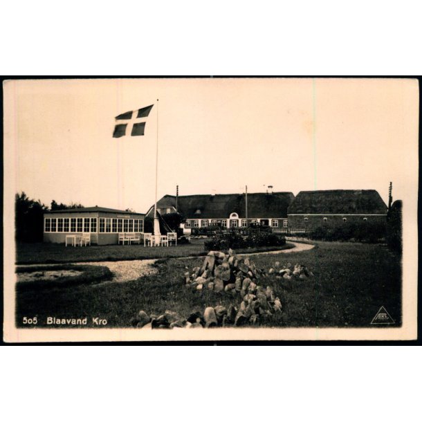 Blaavand Kro - Fotokort Pors 505 - Brugt