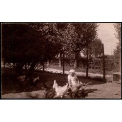 Fotokort Ukendt - Barn  med H�ns - Ubrugt