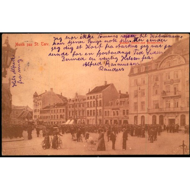 Musik paa St. Torv - Hempelske Bogh. 3807 - Brugt