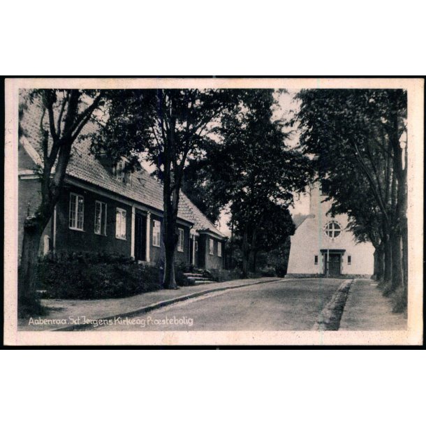 Aabenraa - Sct. J�rgens Kirke og Pr�stebolig - Bojsens Bogh. 64201 - Brugt