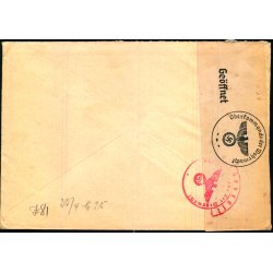 Censurbrev fra Litauen  22 - 4 - 40 - Til Hamburg