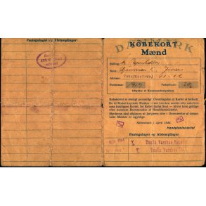 Kbekort - Mnd med Ptegninger - 2 Verdenskrig