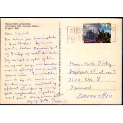 Dronning Beatrix  afl�gger ed - u/n - Brugt