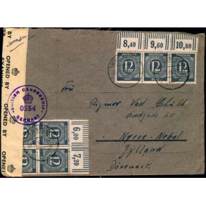 Efterkrigs Censurbrev fra Tyskland  23 - 11 - 46 - Til Nrre-Nebel