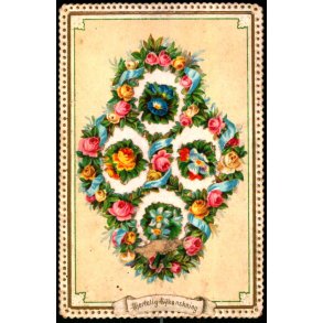 Kartonkort - Hjertelig Lyknskning