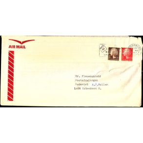 Perfin APM p Brev  - A.P.Mller - Kbenhavn