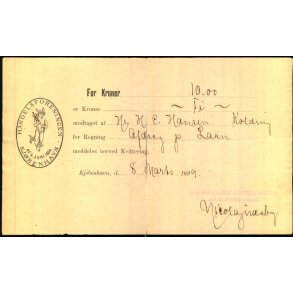 Handelsforeningen af. 5Juni 1864 - K�benhavn  - 1899