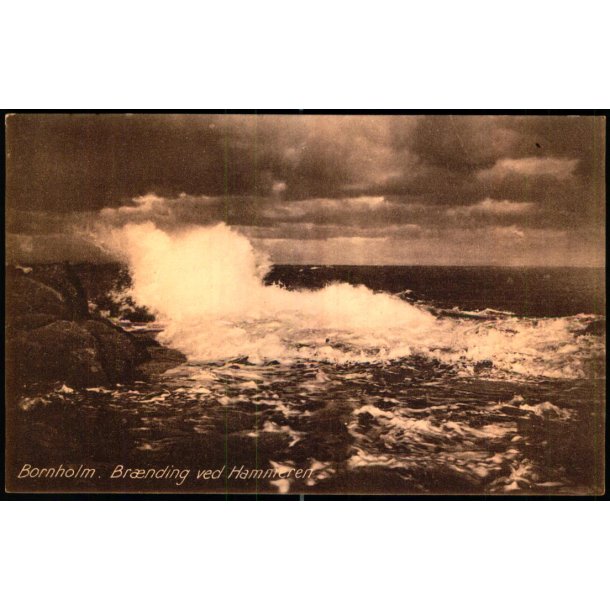 Bornholm - Brnding ved Hammeren - Colbergs Bogh. 400 - Ubrugt