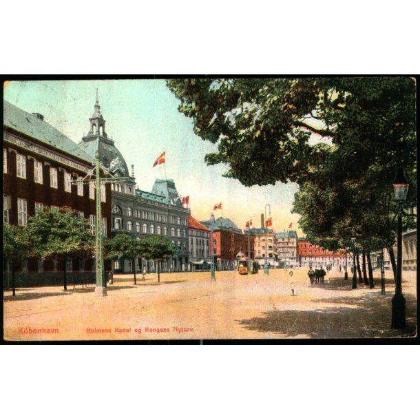 Kbenhavn - Holmens Kanal og Kongens Nytorv - u/n - Brugt