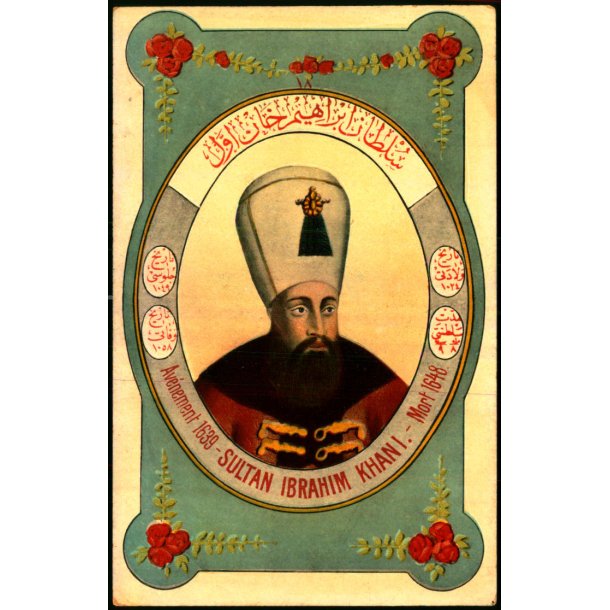 Sultan Ibrahim Kahn I1 - Mort. 1648 - Tyrkiet - Fruchtermann - Constantinopel 262 - Ubrugt 