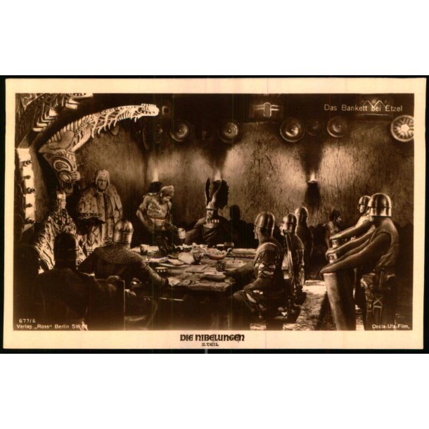 Die Nibelungen - Ross 677/6 - Ubrugt