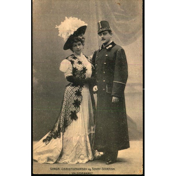 Gerda Christophersen og Henry Seemann i Valsedrmme - Alex Vincent 1681 - Brugt