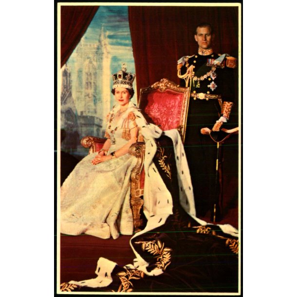 Coronation - Dronning Elizabeth  II - Prince Philip - Ubrugt