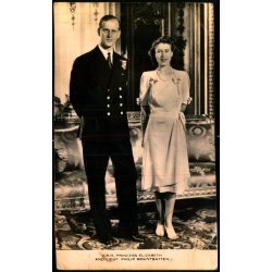 Prinsesse Elizabeth og Prins Philip - Ubrugt