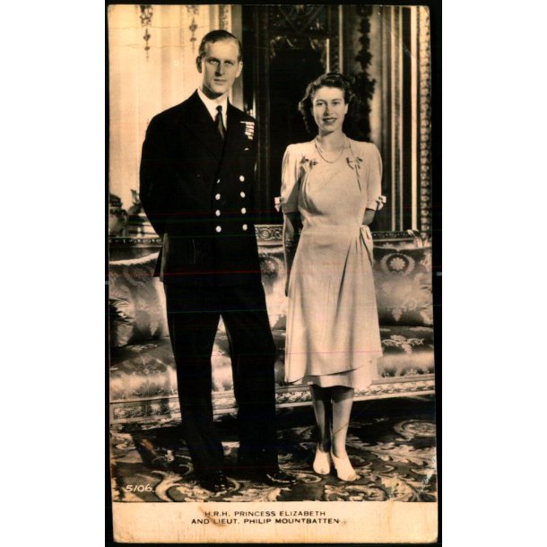 Prinsesse Elizabeth og Prins Philip - Ubrugt