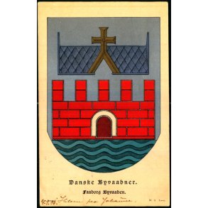 Danske Byvaabner - Faaborg Byvaaben - Fritz Benzen 11 - Brugt